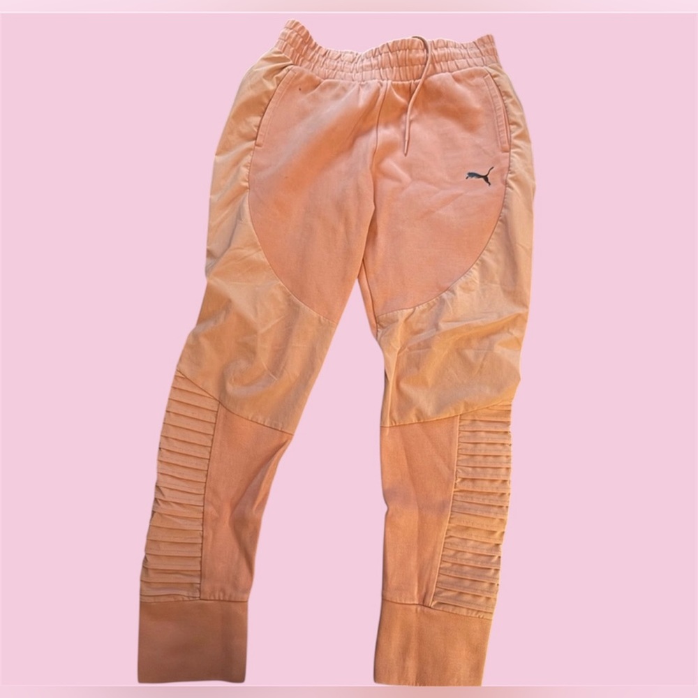 Puma Kids Peach Pull-On Joggers